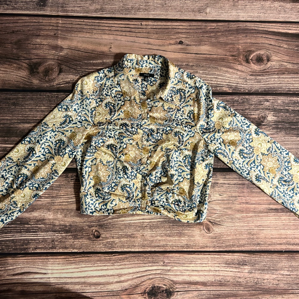 DREW Multicolor Paisley Blouse